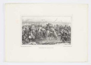 Croisé en campagne, Blatt 7 der Folge "Album de 1830"