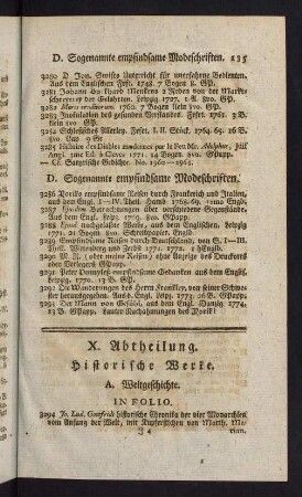 135-158, X. Abtheilung. Historische Werke - XII. Abtheilung