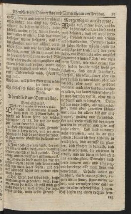 Morgensegen am Freytag