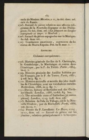 154-165, Antilles