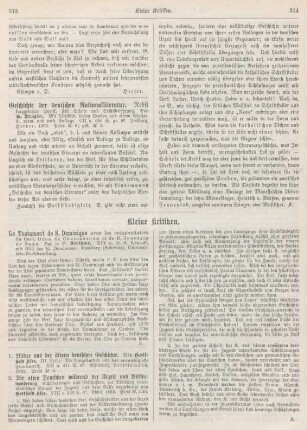313-316 Kleine Kritiken