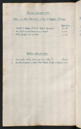 Sommersemester 1942
