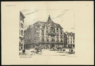 Geschäftshaus- und Vergnügungs-Etablissement "Friedrichsbau" in Stuttgart