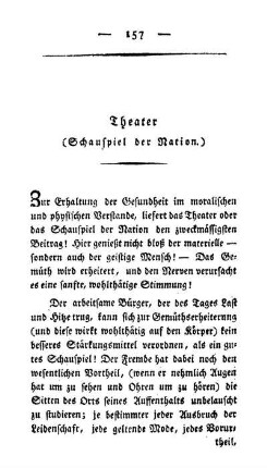 Theater (Schauspiel der Nation.)