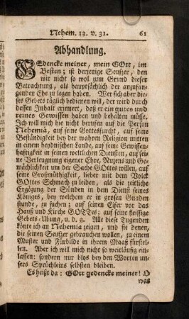 61-73, Abhandlung