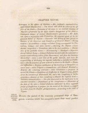 Chapter XXVIII. Retrospect to the affairs of Malabar - ...