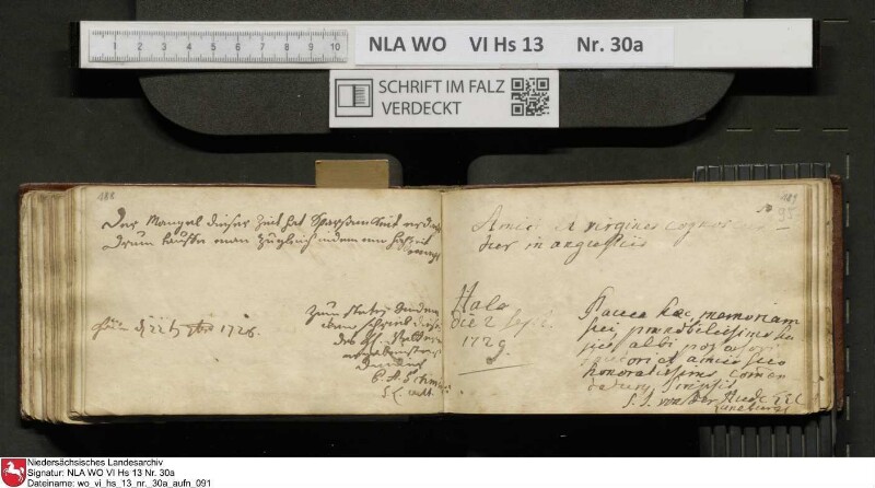 Stammbuch des U. J. Schrader aus Hannover