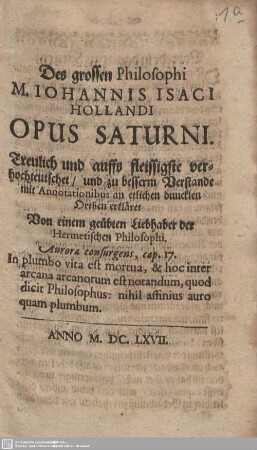 Opus Saturni