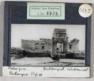 Palmyra: Bel-Tempel, Westansicht