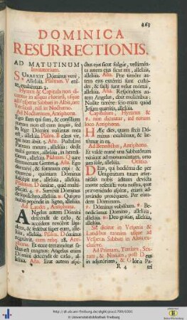 Dominica Resurrectionis.