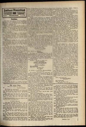 Zweite Ausgabe vom Samstag, den 11. September 1915.