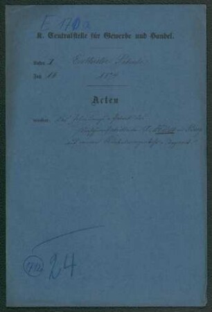 Patent des Maschinenfabrikanten A. Hildt in Berg auf einen Kurbelwarzen-Bohrapparat