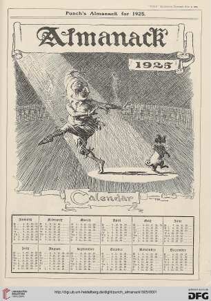Punch's Almanack for 1925