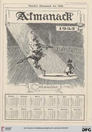 Punch's Almanack for 1925