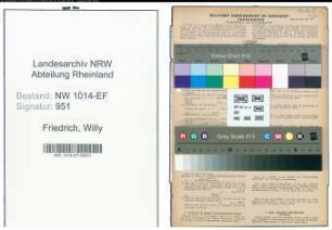 Entnazifizierung Willy Friedrich , geb. 06.05.1895 (Schmied)