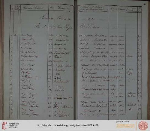 Sommer-Semester 1878