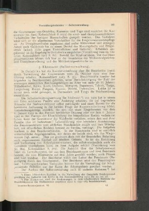 3. Ehrenamt (Selbstverwaltung).
