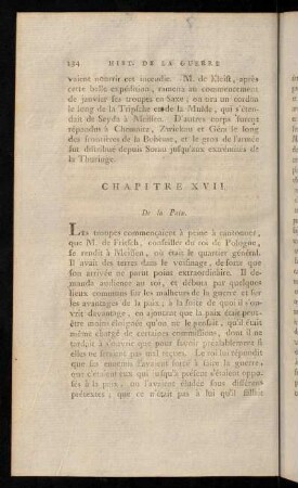 134-158, Chapitre XVII. De la Paix.