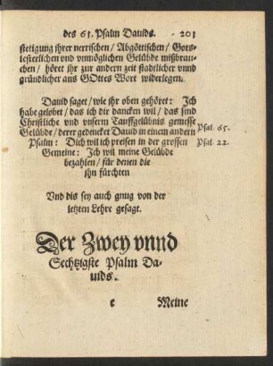 Der Zwey unnd Sechtzigste Psalm Davids.