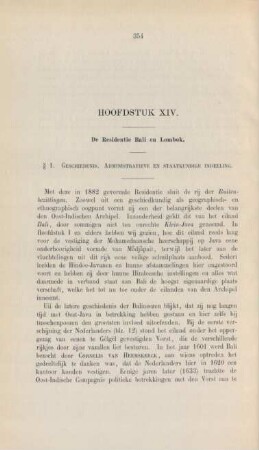 Hoofdstuk XIV. De residentie Bali en Lombok