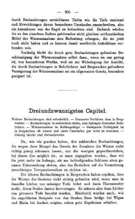 Dreiundzwanzigstes Capitel