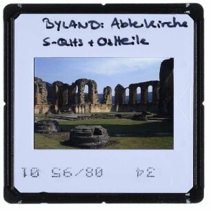 Yorkshire, Byland Abbey : Außenansicht, Südquerhaus, Ostteile