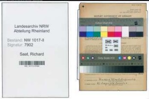 Entnazifizierung Richard Saat , geb. 20.10.1900 (Schmiedemeister)