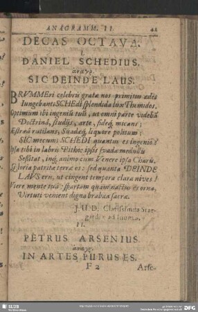 Decas Octava