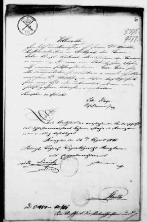 Vollmacht des Johann Mayr, Kempten, für Dr. Waechter, Stuttgart