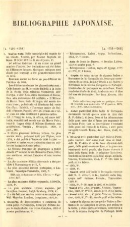Bibliographie Japonaise