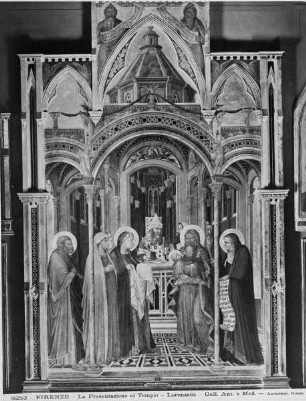 Darstellung im Tempel (Teil eines Triptychons)