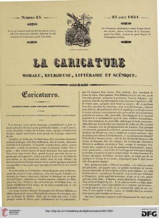 Numéro 43 (25 Août 1831) Planches 86,87