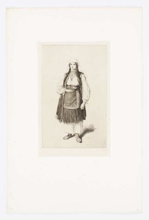 Femme mariée du village de Skrad, Blatt 2 der Folge "Militärische Grenzen"