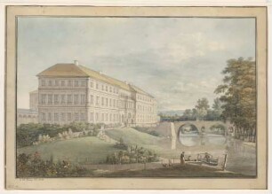 Das Weimarer Schloss von Osten gesehen