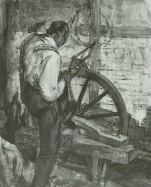 Illustration zu "Alte Stellmacherei"