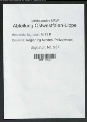 Feuerpolizeieinrichtungen im Kreis Warburg