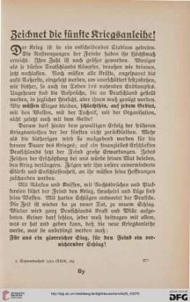 Zeichnet die fünfte Kriegsanleihe!