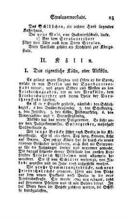 II. Kölln
