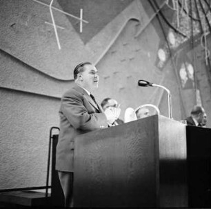 Gemeinderatsitzung mit Verabschiedung des Haushaltsplans 1961.