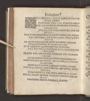 Feliciter! [u. a.]