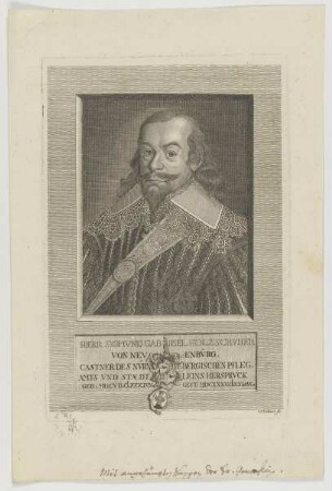Bildnis des Sigismund Gabriel Holzschuher