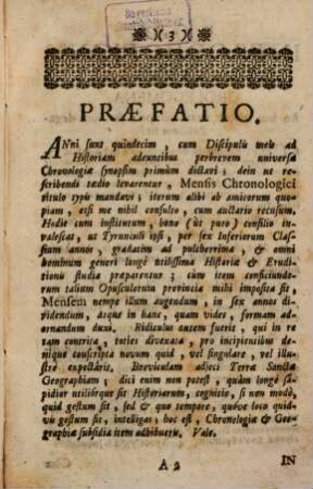 Introductio In Universalem Historiam : In usum Scholarum Provinciae Austriae Societatis Jesu, 1. Introductio in Historiam Biblicam Veteris Testamenti
