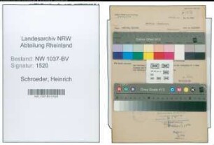Entnazifizierung Heinrich Schroeder , geb. 19.09.1913 (Landarbeiter)