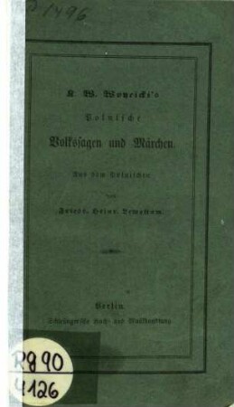 Polnische Volkssagen und Märchen