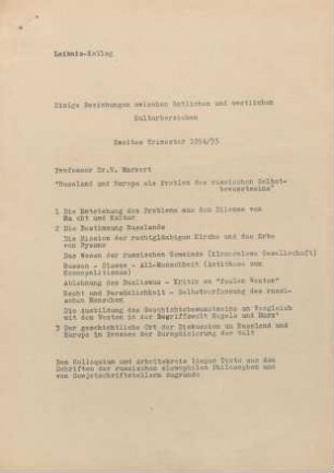 Lehrprogramm Bd. 2 (1954/1955-1957/1958)
