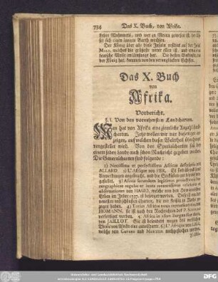 Das X. Buch von Afrika.