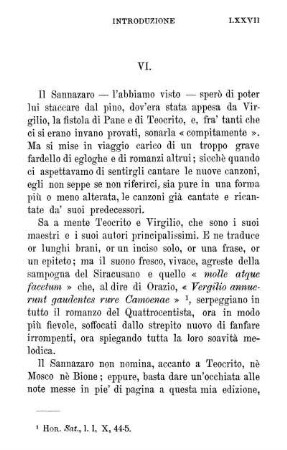 VI. Fonti classiche dell' Arcadia [ – ] I romanzi alessandrini