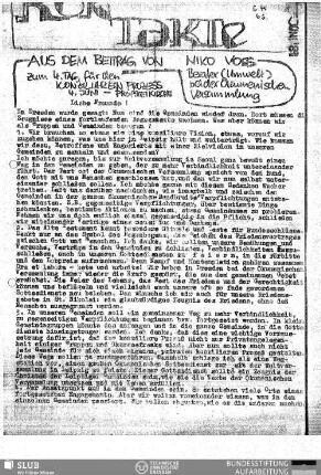 1989,Juni: Kontakte : Informations-Rundbrief des Jugendpfarramts Leipzig