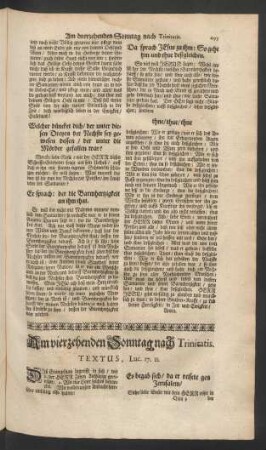 Am vierzehenden Sonntag nach Trinitatis