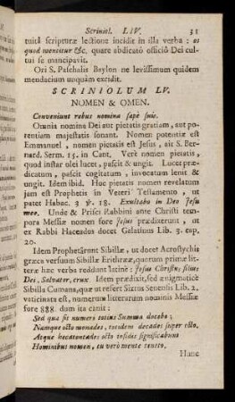 31-53, Scriniolum LV. - Scriniolum LVII.
